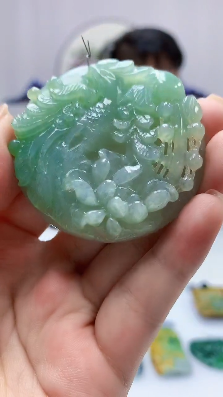 【闪购商品】定制翡翠未镶嵌4925ms-毛货276凤凰