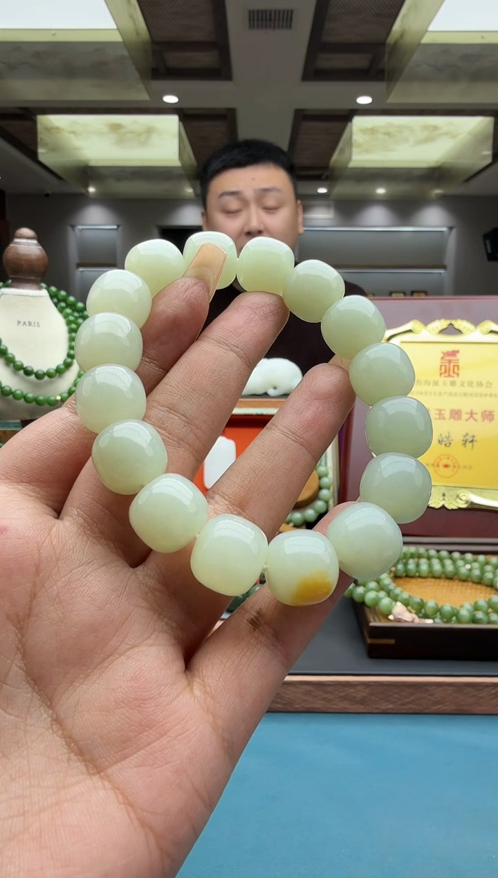 未镶嵌手串和田玉zl14