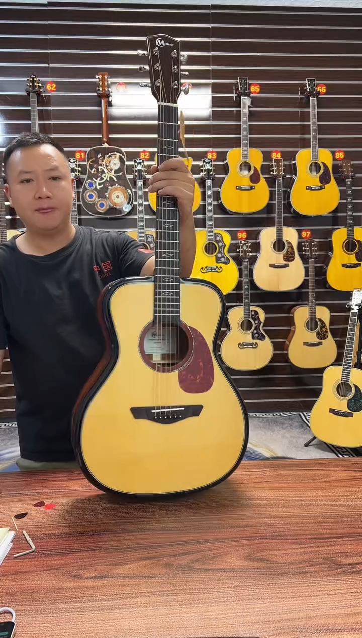 OM全单，云杉+桃花芯