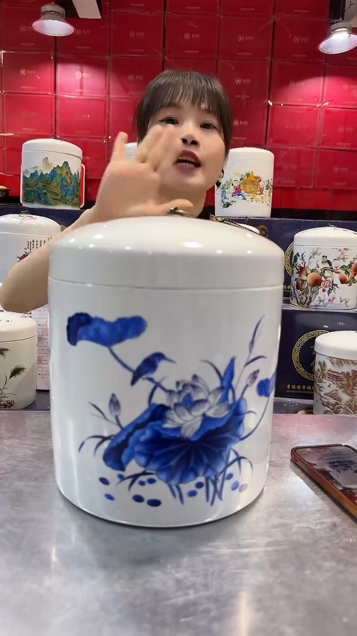 陶瓷碗家和万事兴储物罐-10斤