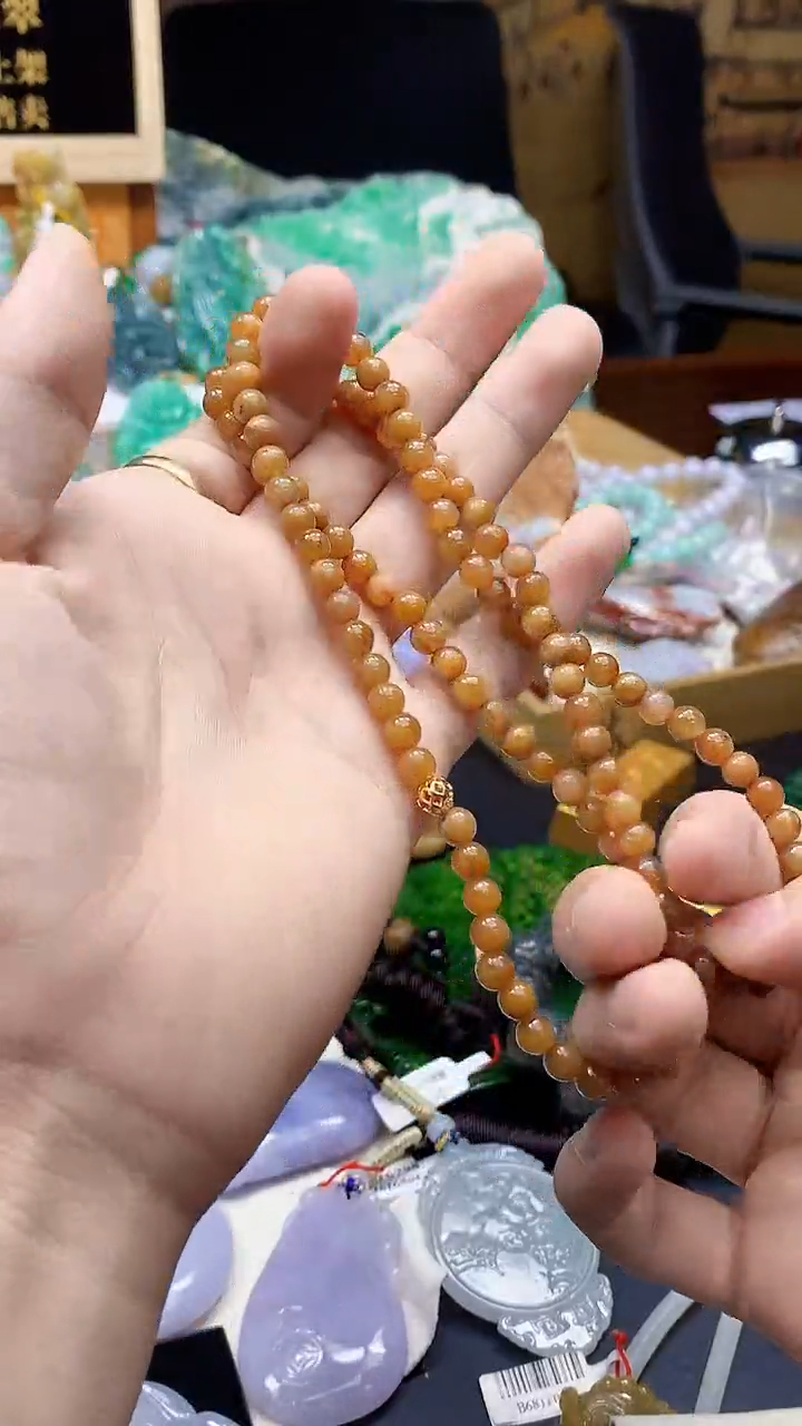颈饰未镶嵌翡翠天然A货翡翠