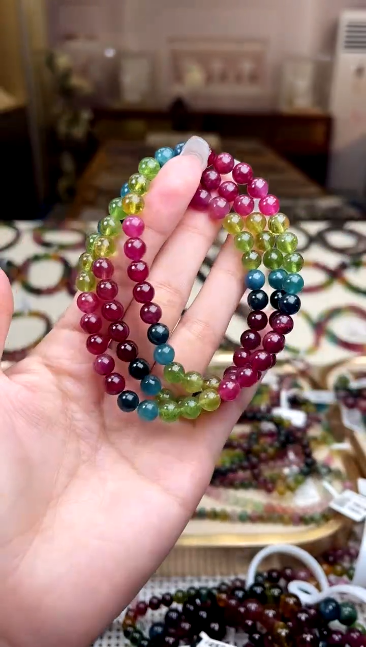 【闪购商品】碧玺/未镶嵌6mm+碧玺多圈多样性发货