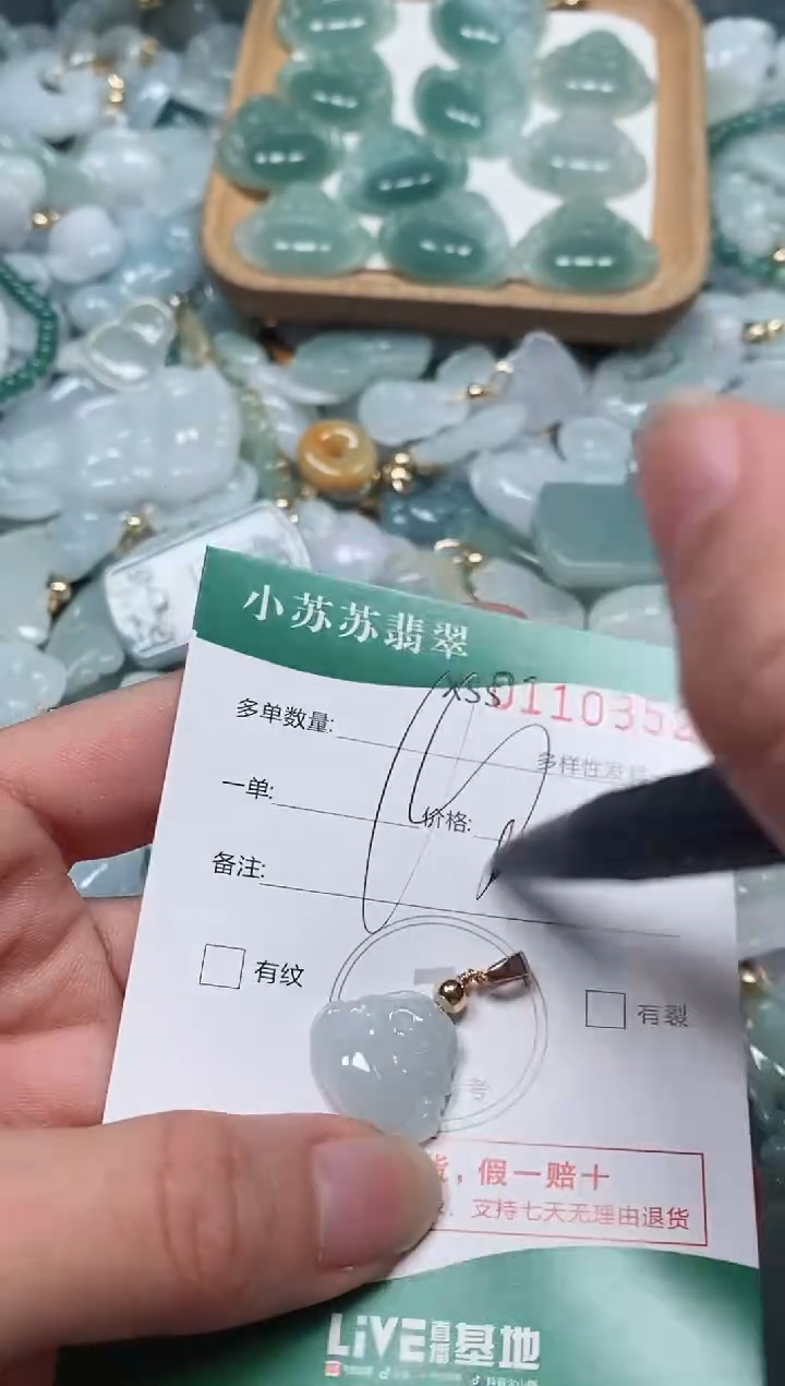 【闪购商品】翡翠颈饰未镶嵌闪购商品0110352