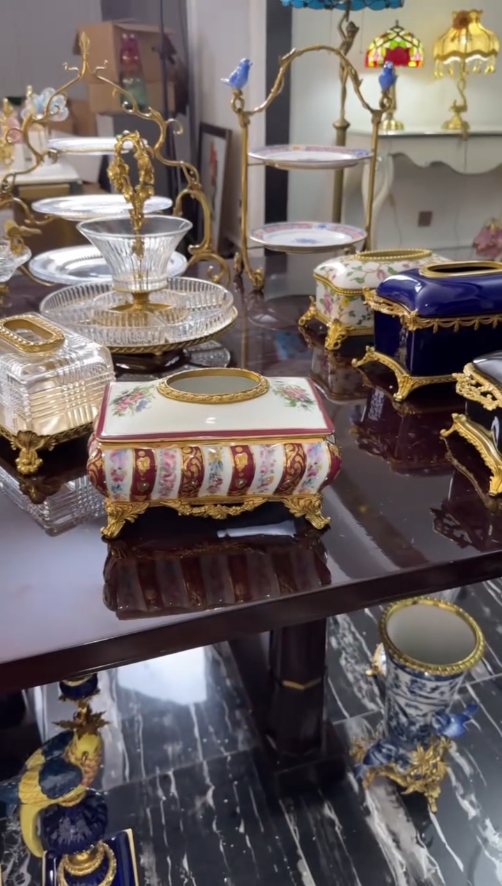 黄铜黛姿家居装饰品摆件  