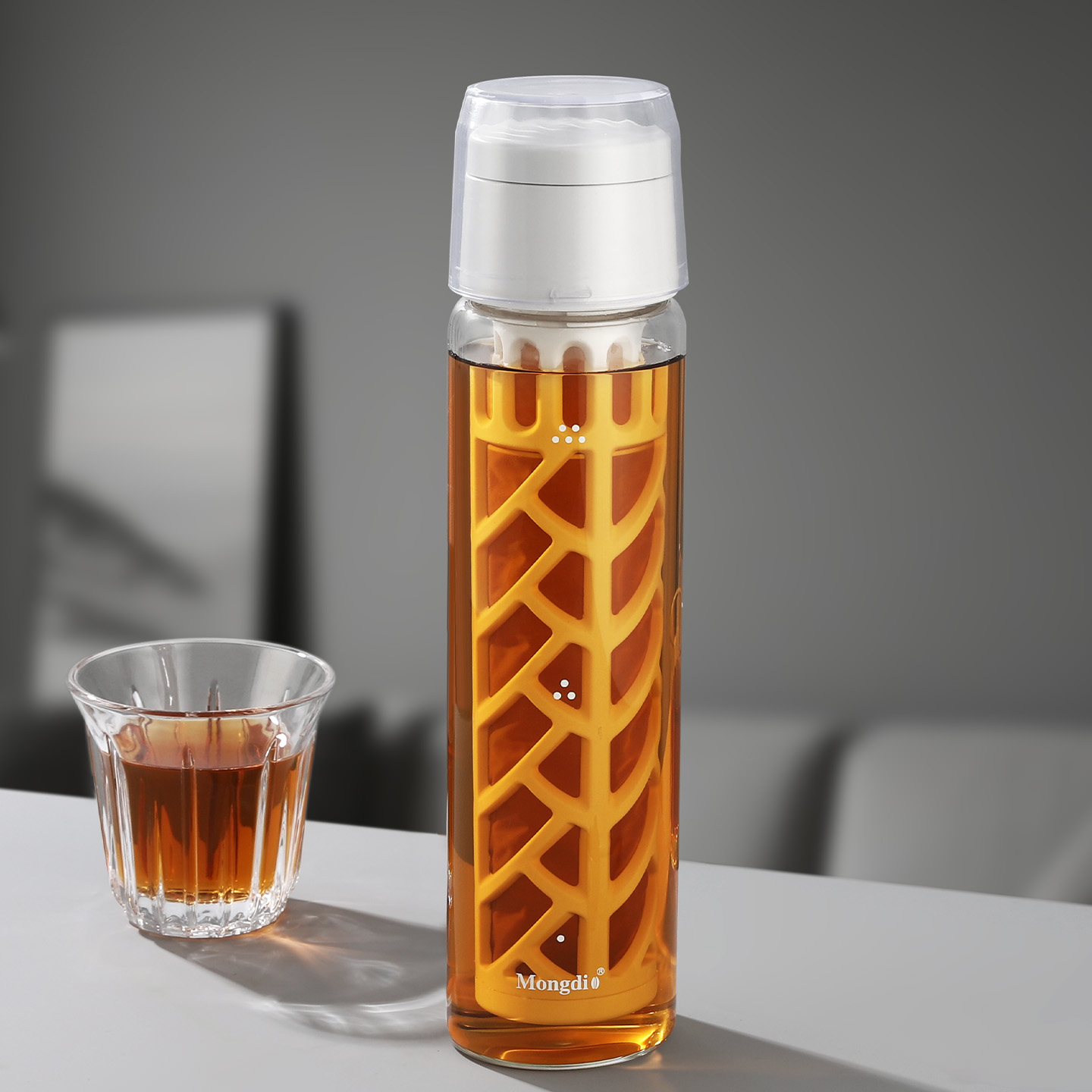 Mongdio冷萃壶冷萃杯咖啡冷泡壶玻璃冷萃咖啡壶冷萃瓶冷泡茶水壶
