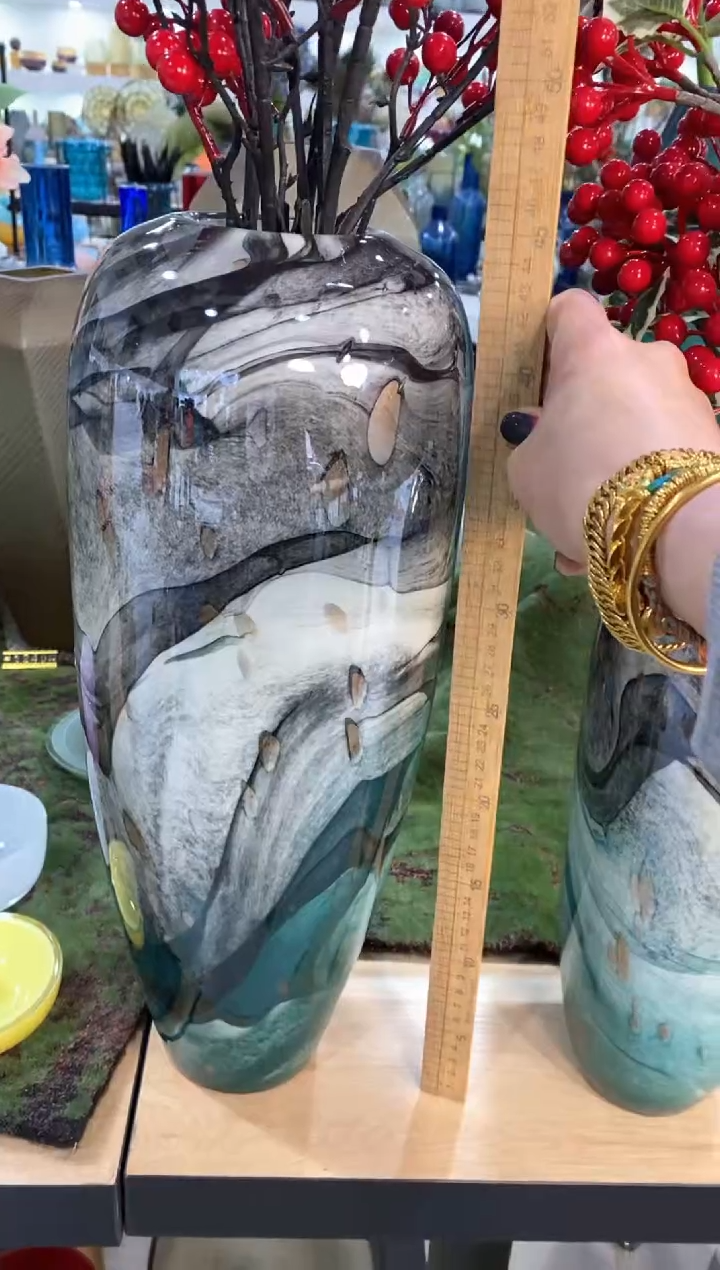 【闪购商品】琉璃慕忆家花瓶中号