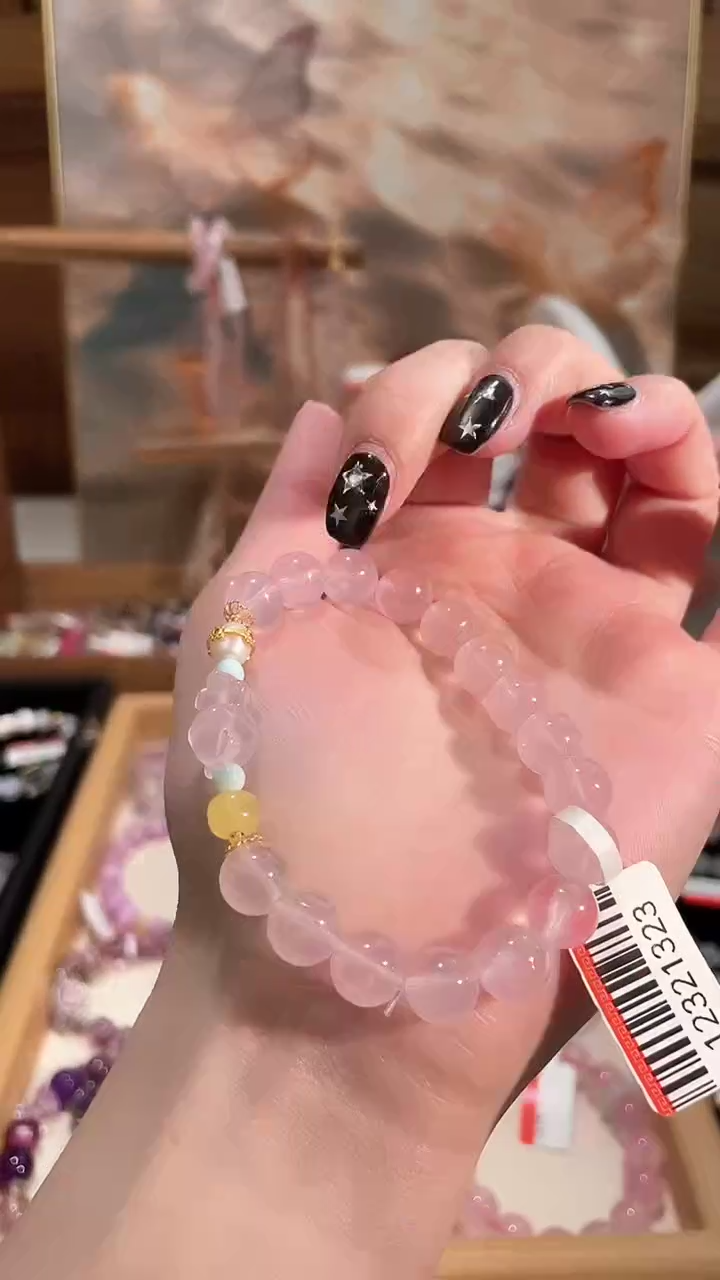 【闪购商品】水晶手串合金桑烟定制050