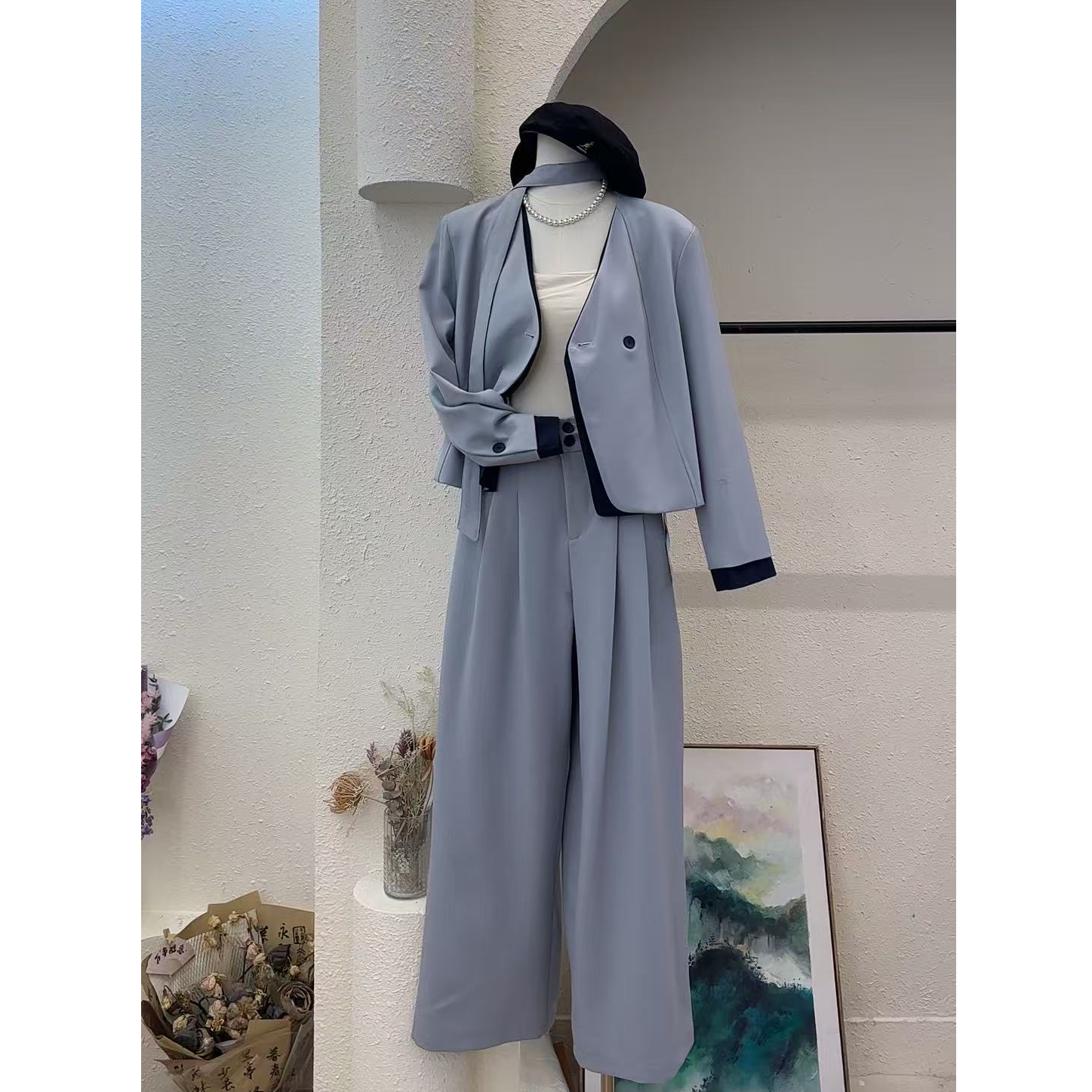 【蓝鲸吻过月光】新品上衣-9008