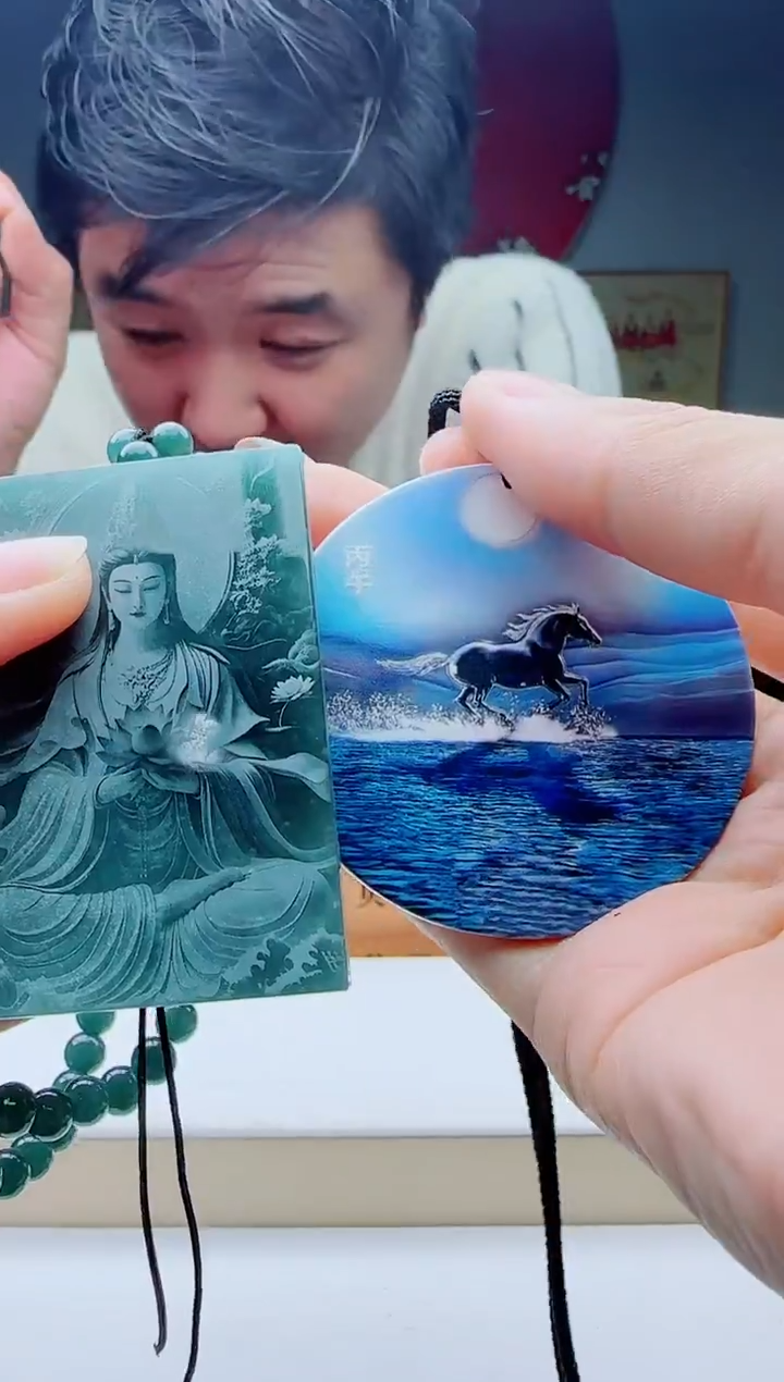 颈饰未镶嵌翡翠多样性发其一