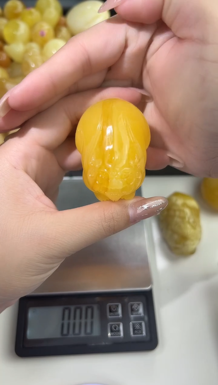 裸石琥珀未镶嵌琥珀蜜蜡吊坠