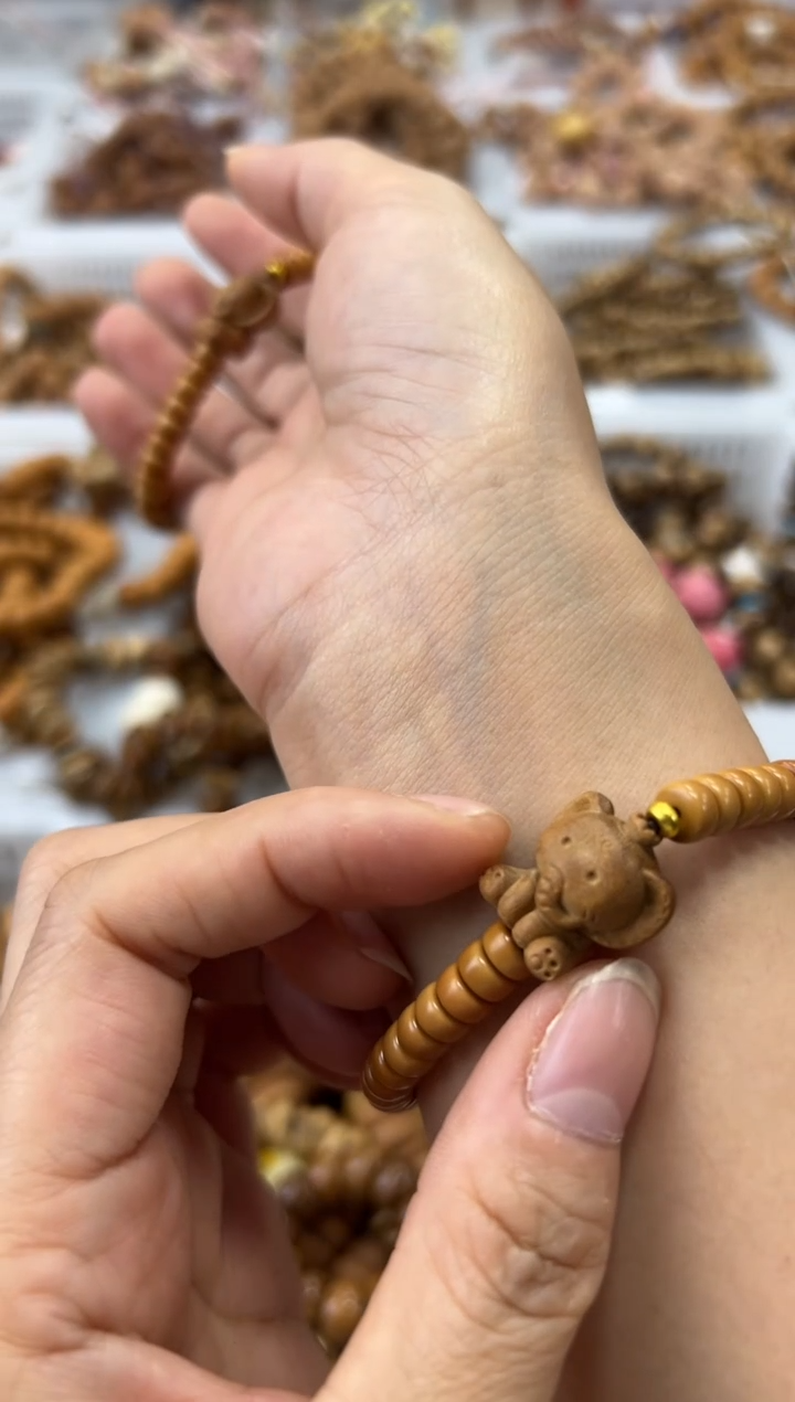 桃核手串卡6精品核壁diy老山谭小相单圈