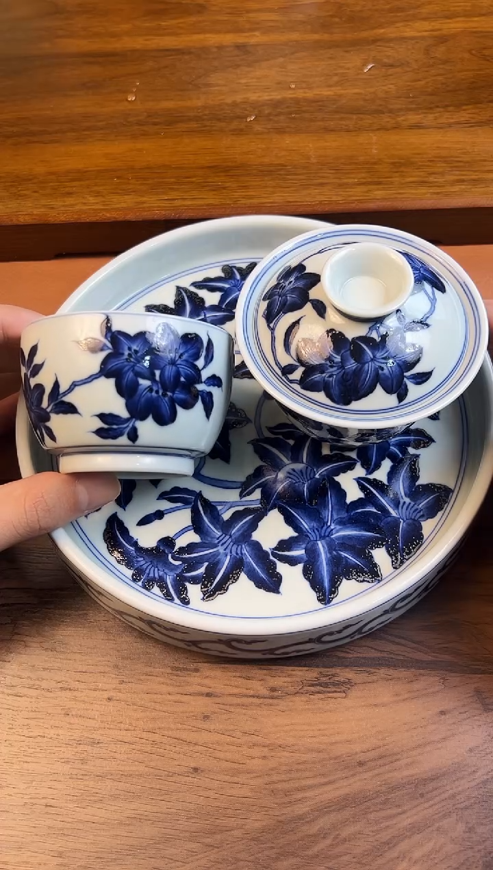 W***淘问青坊柴窑花卉套组