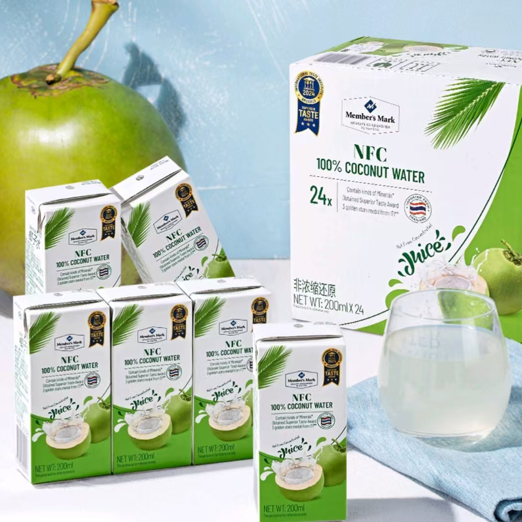 「MembersMark/山姆」泰国进口椰子水（尝鲜+整箱）夏日必备饮品饮料