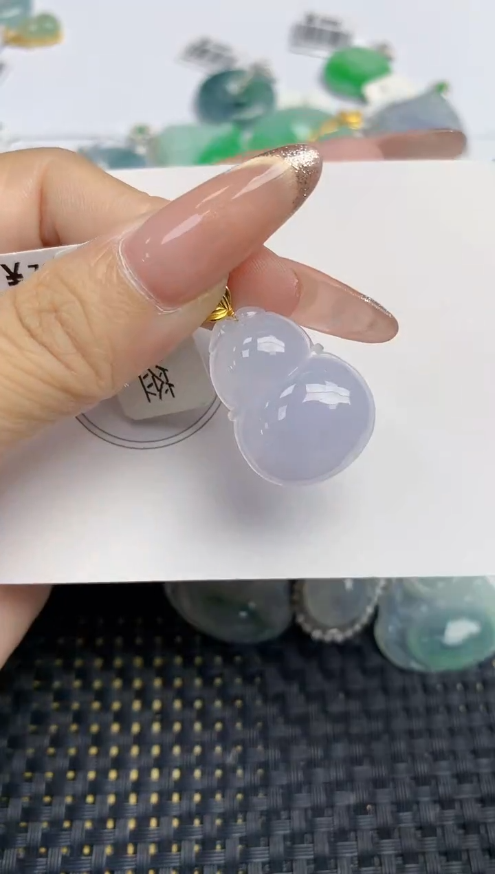 颈饰未镶嵌翡翠天然缅甸A货翡翠百元以上9元证书费自理