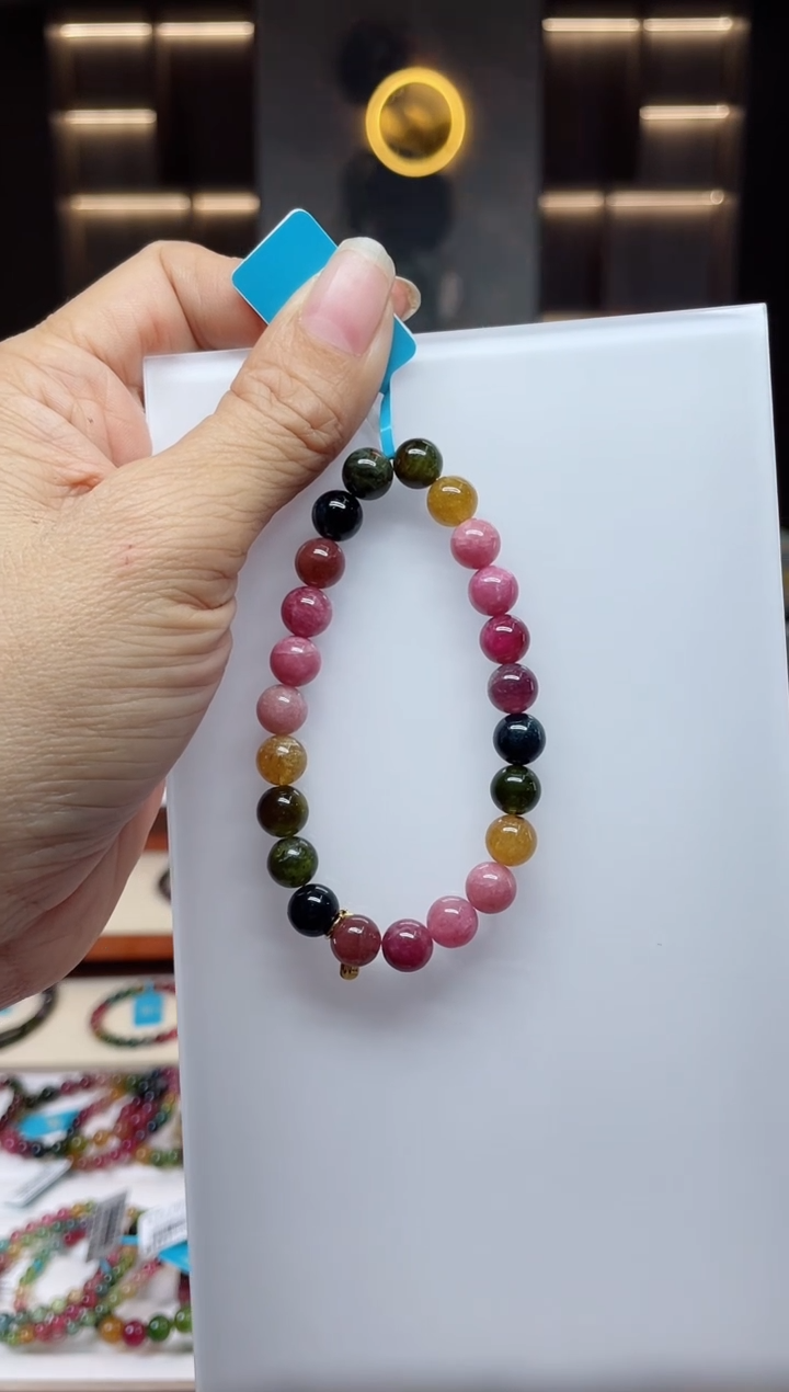 【闪购商品】碧玺单圈手串未镶嵌（多样性发一条）Q