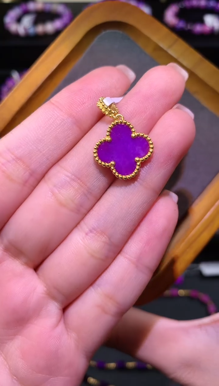 【闪购商品】苏纪石（舒俱来）.足金镶嵌舒俱来吊坠