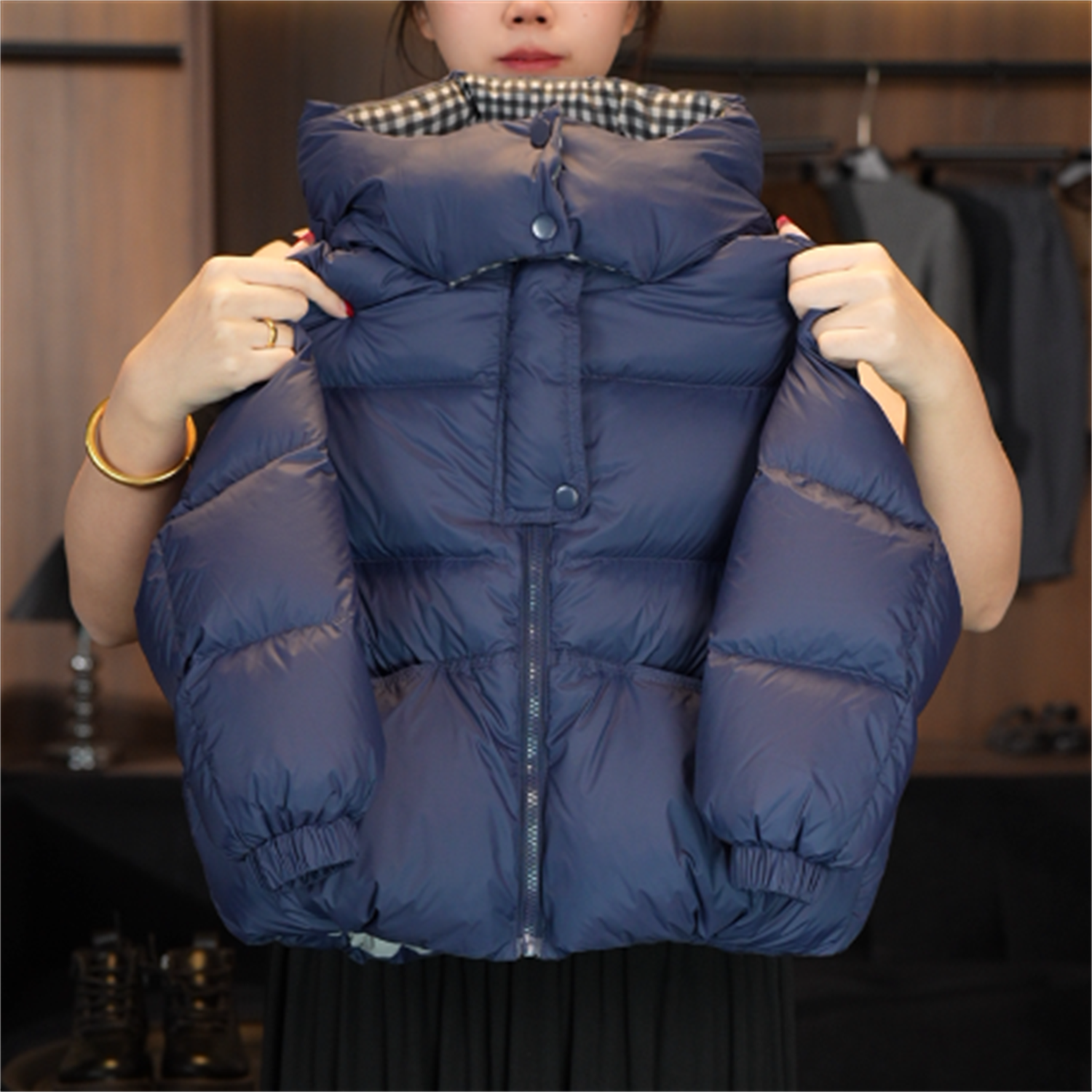 【CW专属】2025冬季常规款时尚百搭韩系儿童加绒加厚白鸭绒羽绒服