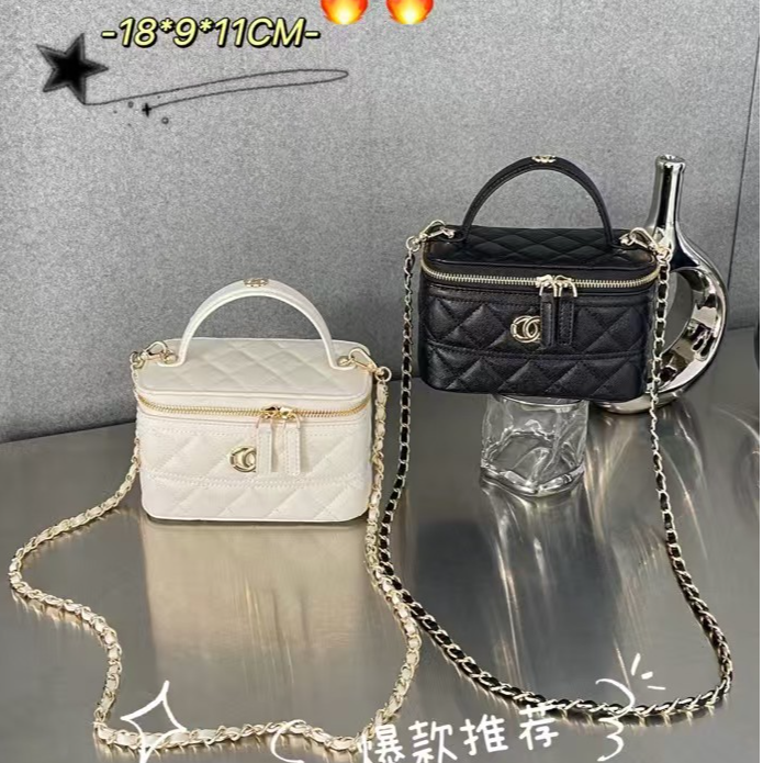 小香风链条链条包新款经典盒子包小众手提包时尚百搭单肩斜挎包包