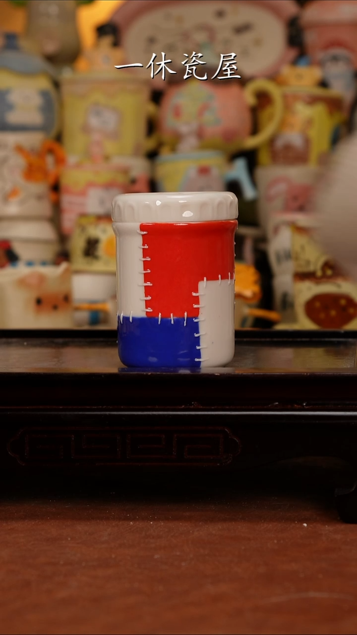 摆件陶景德镇一休瓷屋手作