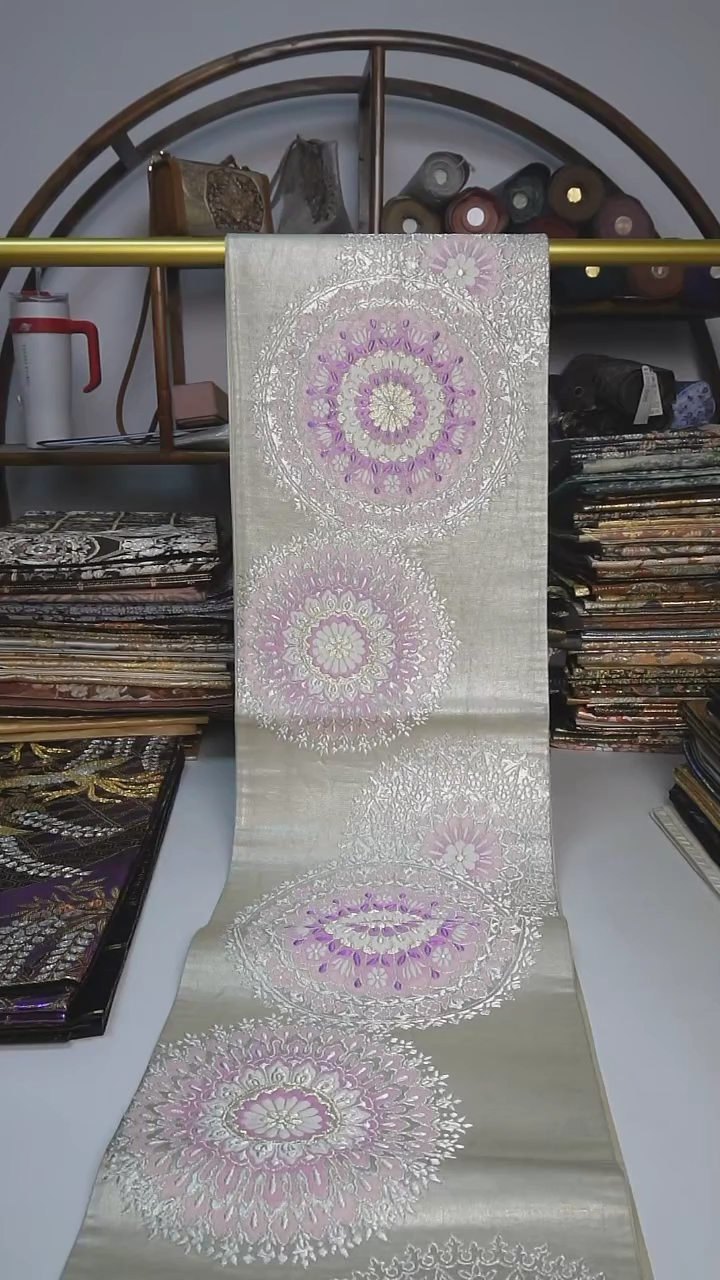 【闪购商品】织绣53西阵织六通宝相花