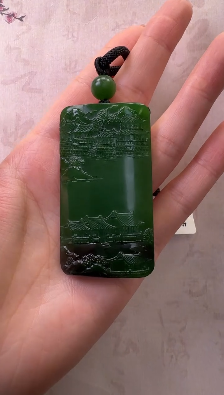 【闪购商品】和田玉（碧玉）吊坠未镶嵌吊坠