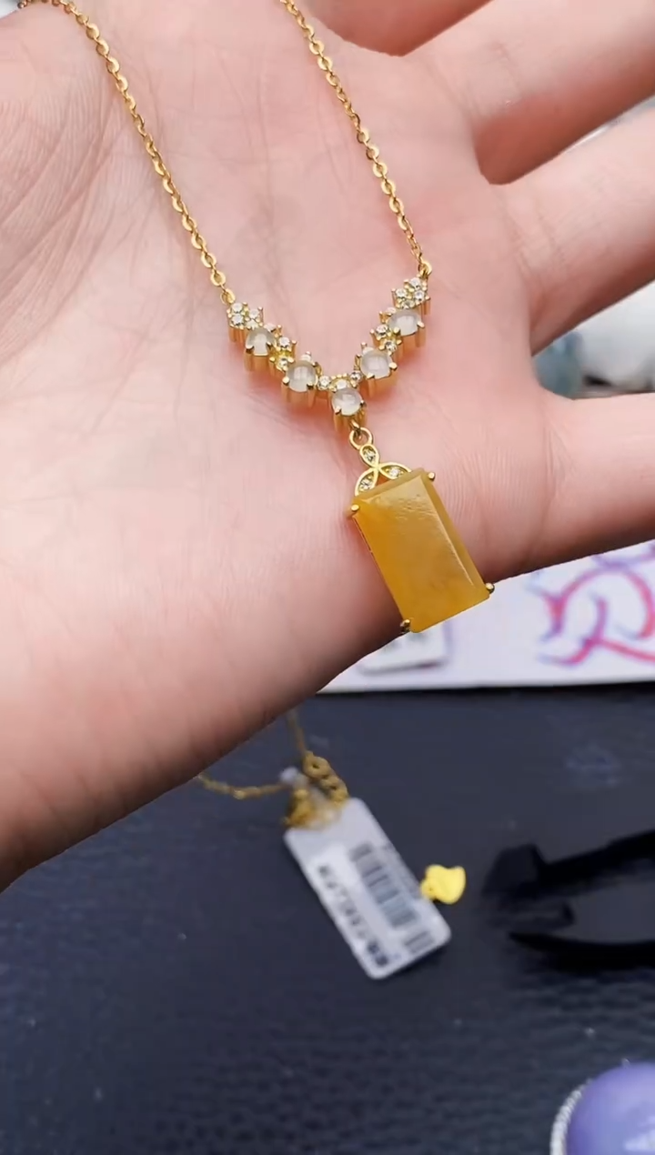 银S925镶嵌戒指翡翠0416