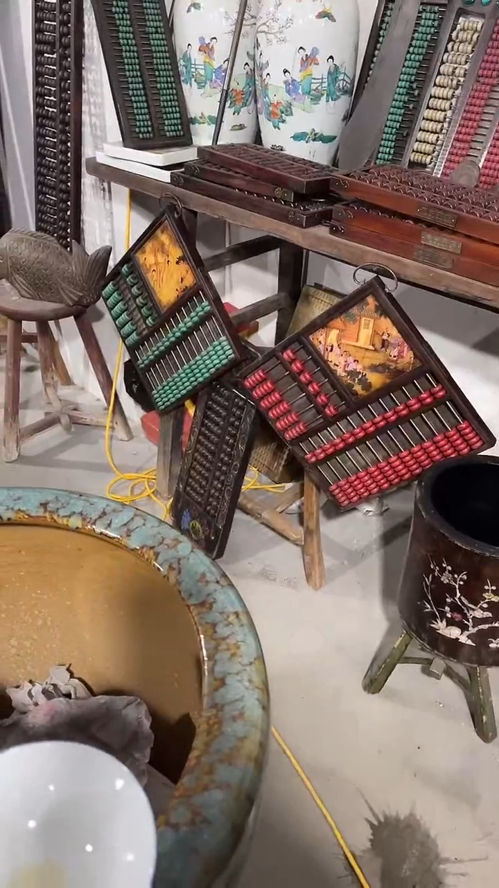 木算盘复古怀旧民间收藏