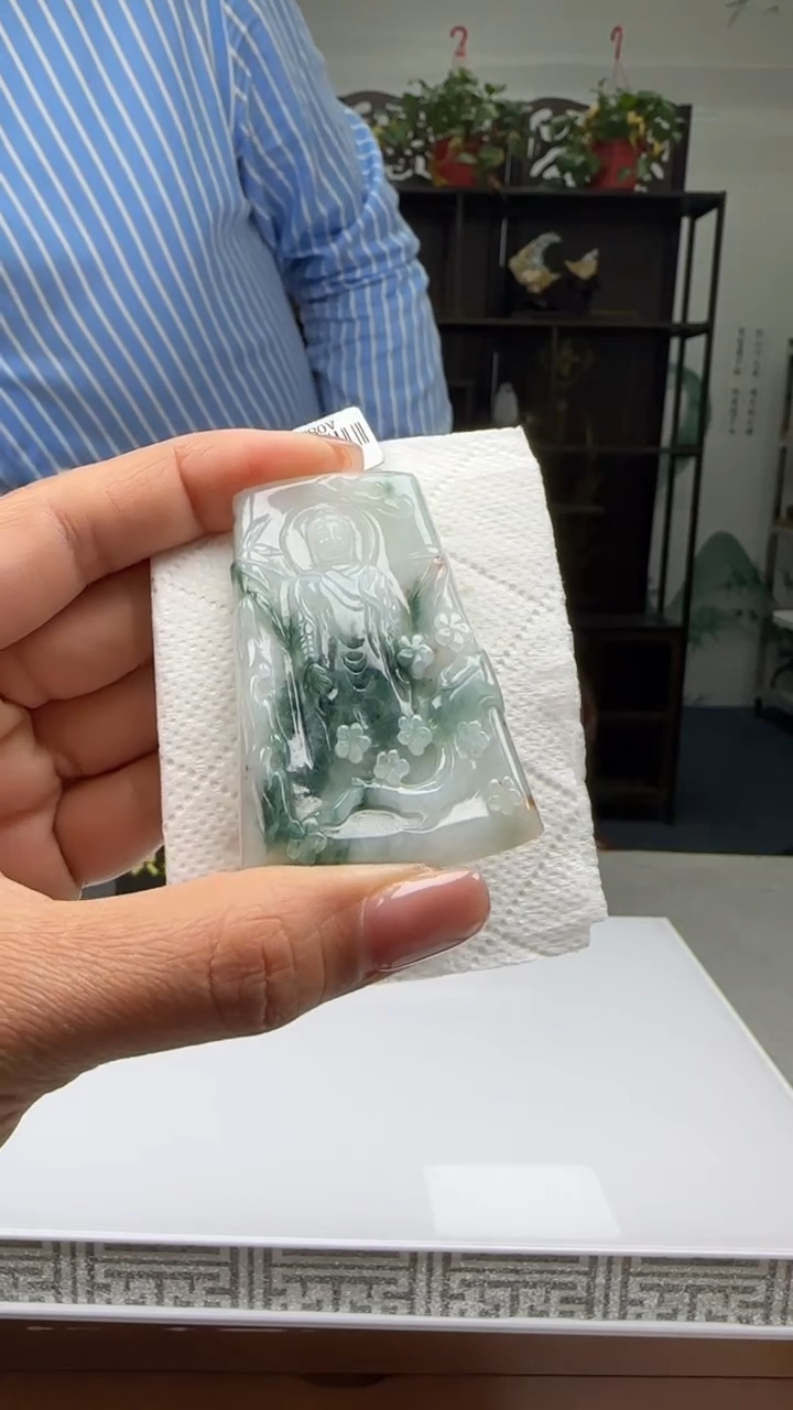 【闪购商品】翡翠颈饰未镶嵌天然翡翠A货吊坠