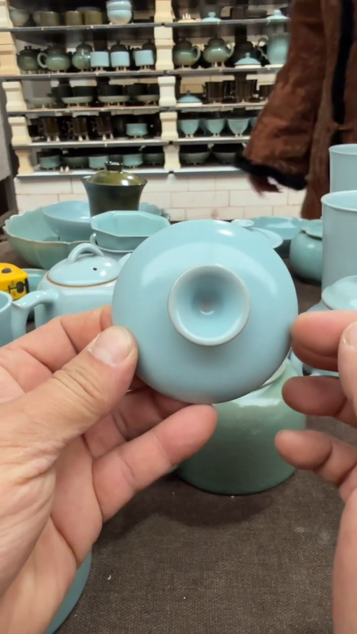 壶艾*仿古宋臻釉盖子20