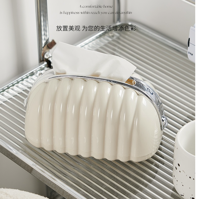 新疆包邮奶油风纸巾盒家用客厅轻奢ins风创意抽纸盒餐巾纸质感