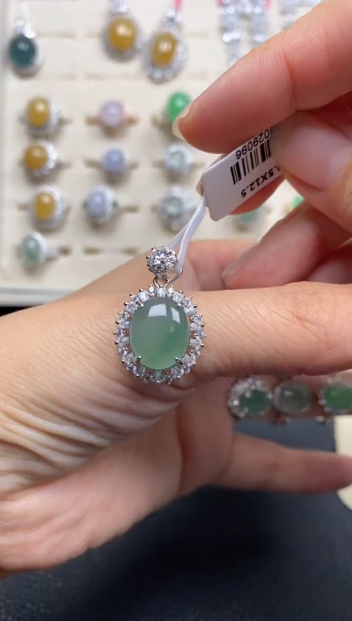 【闪购商品】翡翠戒指银S925镶嵌1111