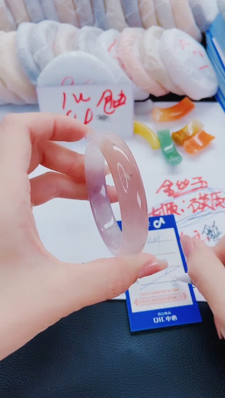 石英质玉手镯未镶嵌N49-56-57