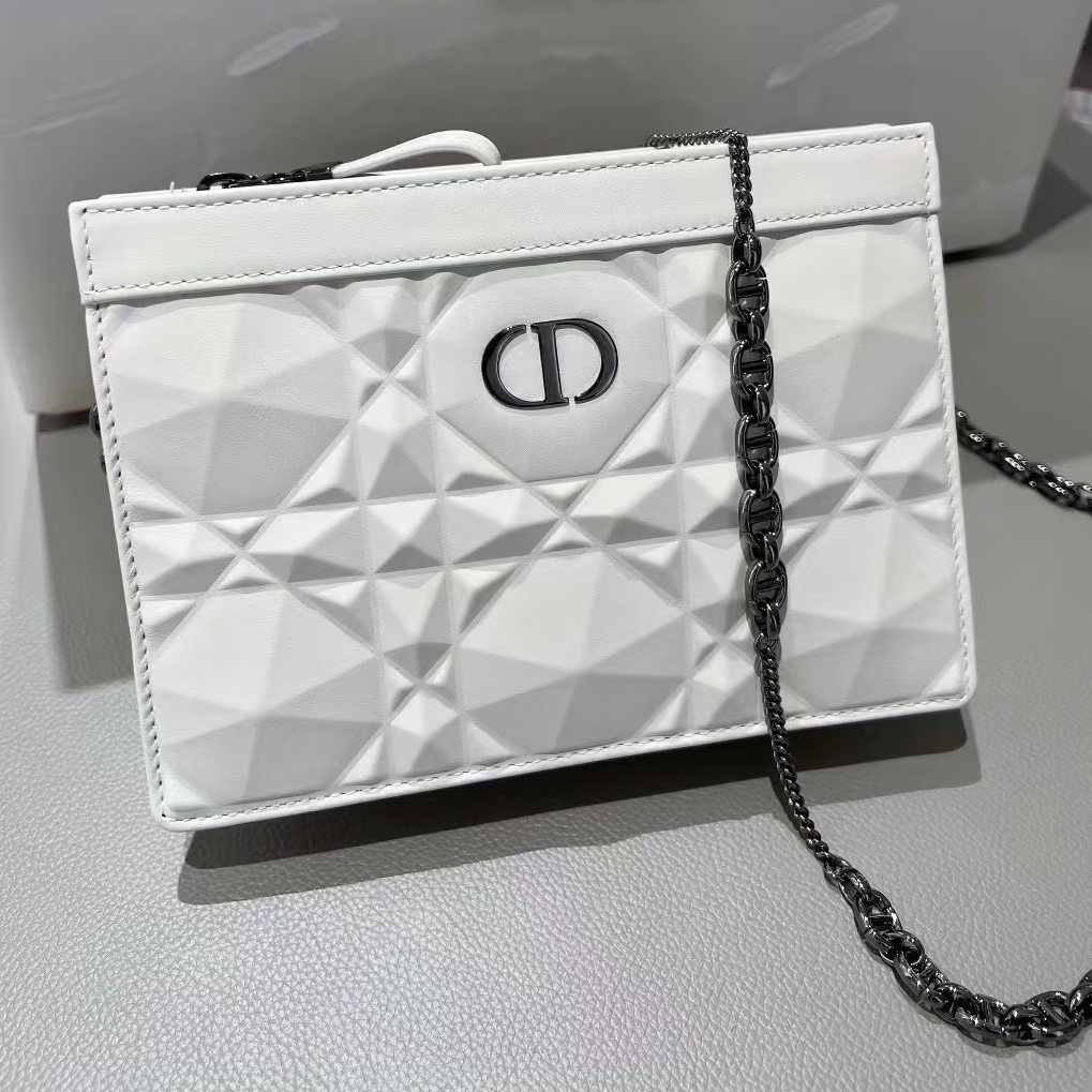 99新 DIOR/迪奥 Dior 白色单肩包 hdy2102 0304