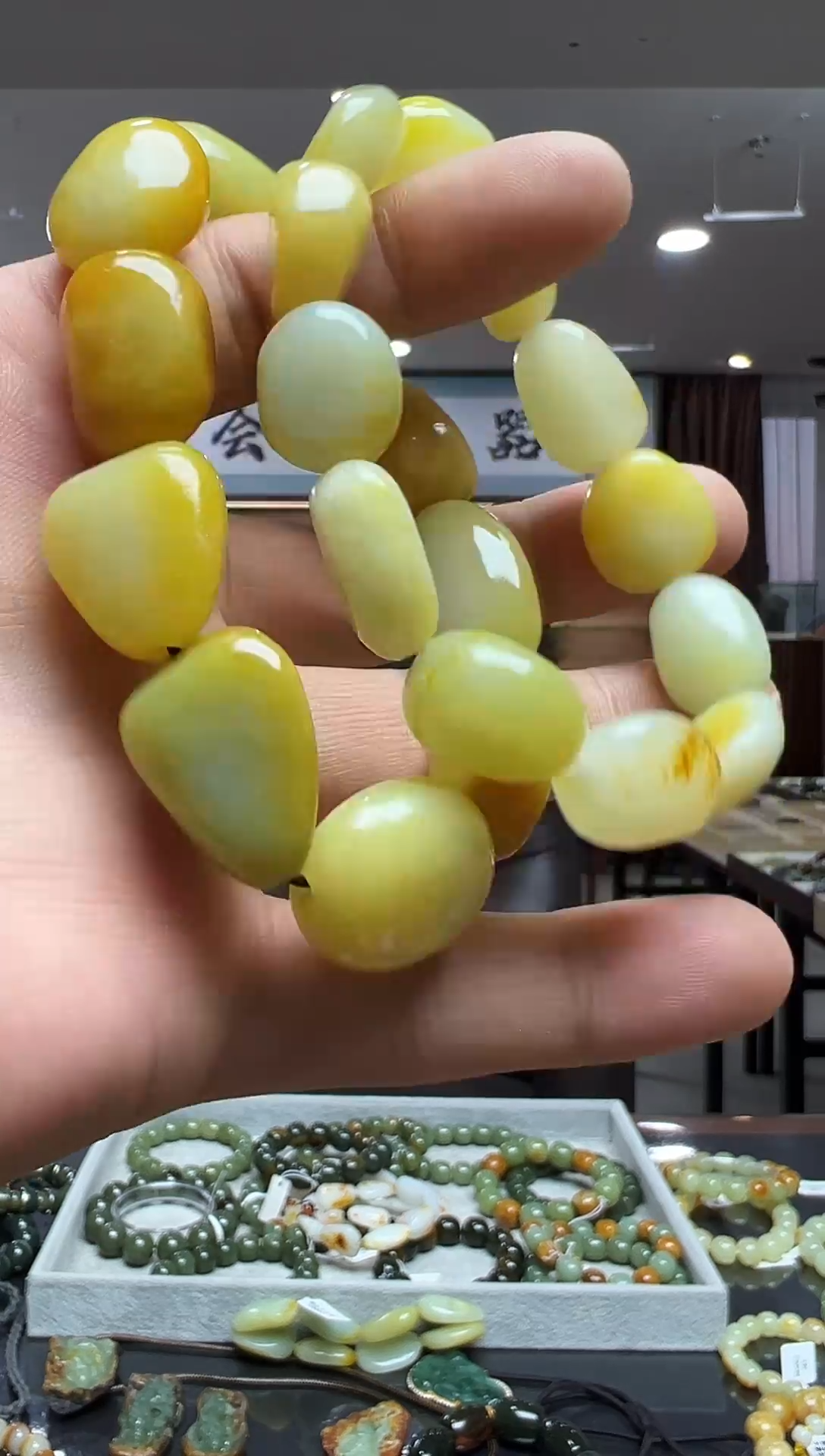 未镶嵌手链透闪石质玉多样性发货其中发一