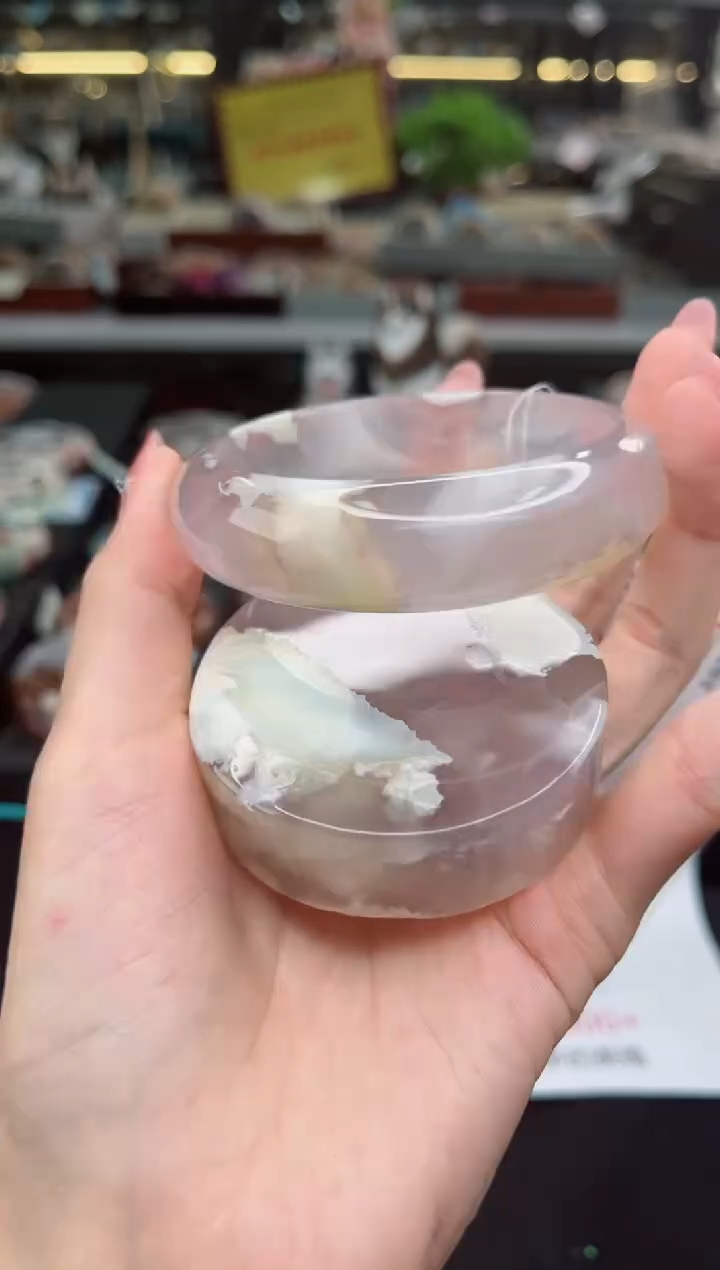 【闪购商品】石英质玉手镯未镶嵌60圈口（赠品镯心）6571413