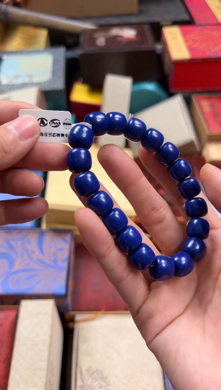 未镶嵌青金石手链----木---瓷----