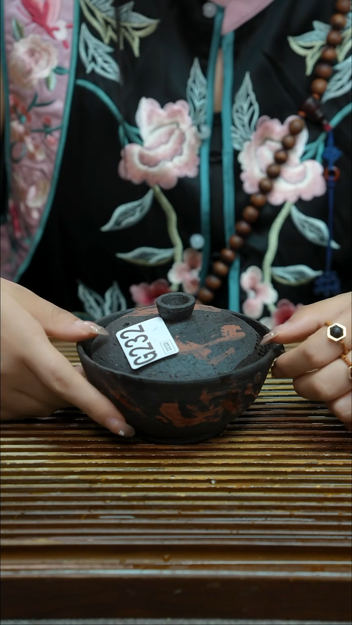 万古烧粗陶手工茶具