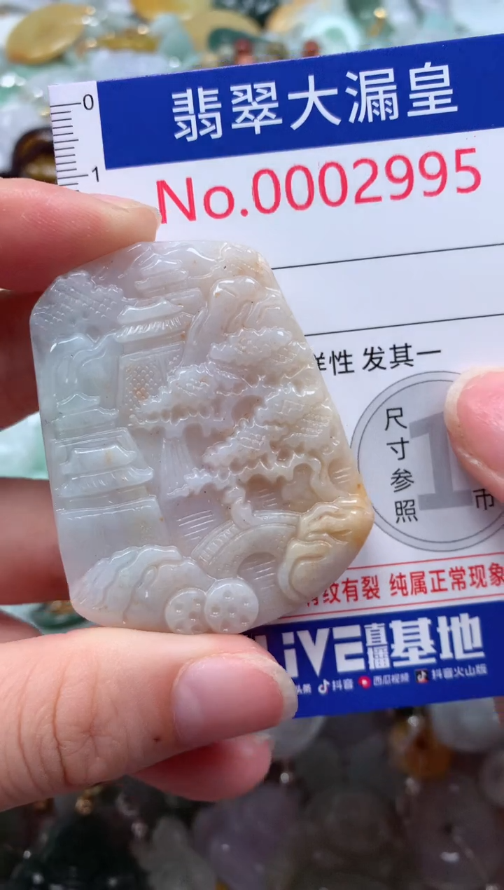 翡翠未镶嵌吊坠(不含链)2995