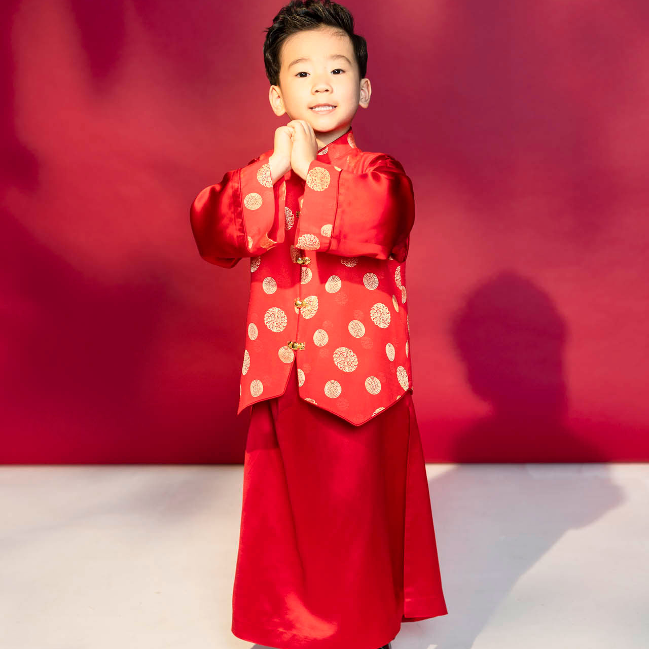 51 茧迹原创中式礼服·刺绣拜年服男【富锦】