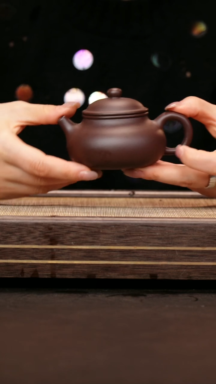 茶壶紫砂深井紫泥 容天180cc