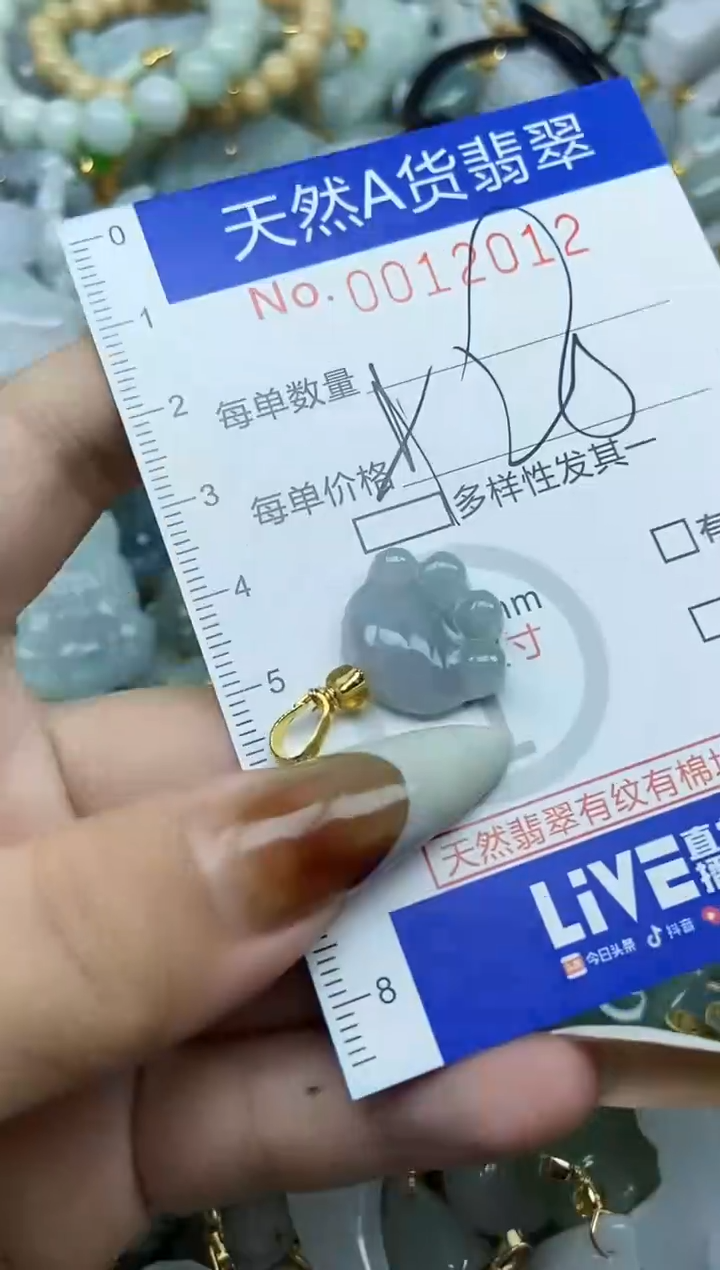 【闪购商品】翡翠颈饰未镶嵌天然A货翡翠