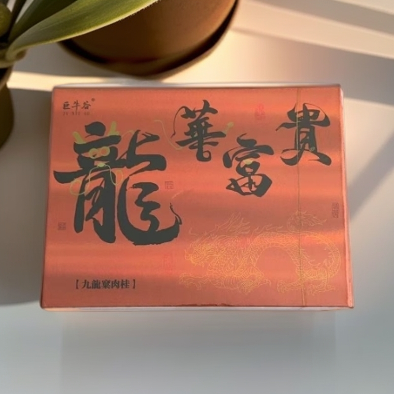 福建武夷岩茶-龙华富贵肉桂4泡礼盒装C