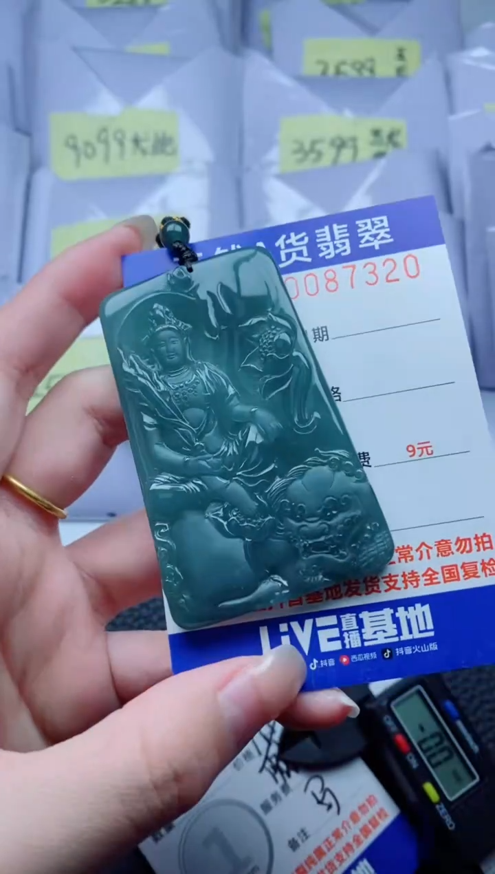 翡翠未镶嵌颈饰          