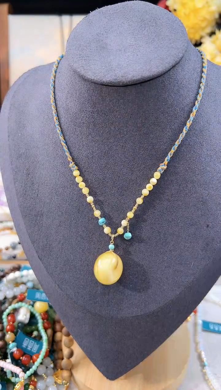 【闪购商品】琥珀吊坠未镶嵌@@E921J016656