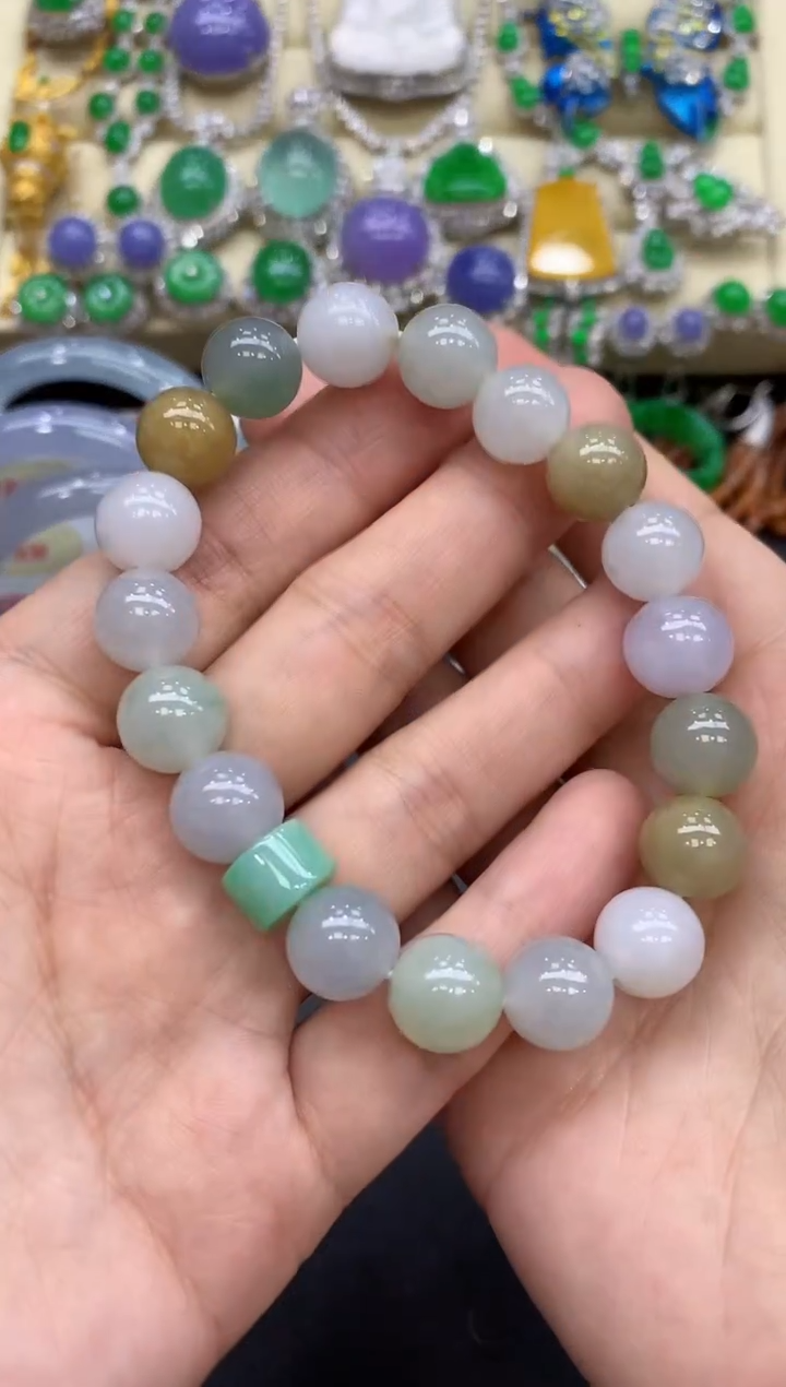 未镶嵌手串翡翠153-中国好珍宝