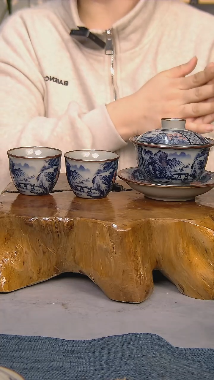 【闪购商品】简装家用款3件套 陶瓷家用茶具系列