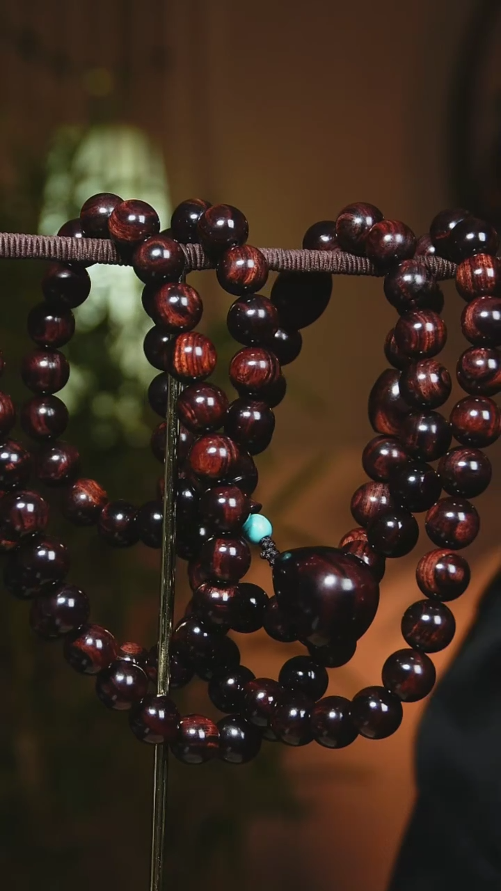 【闪购商品】黄花梨/降香黄檀手串/手链海南黄花梨1.0cm*108粒