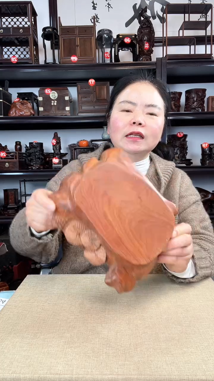 【闪购商品】木135瑕疵老李红木工艺品