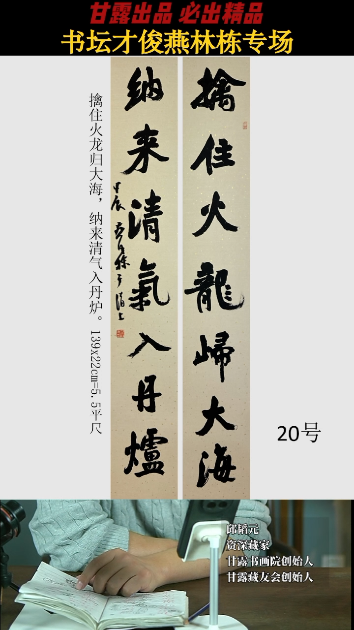 【闪购商品】书法燕林栋20号1594甘露美术馆