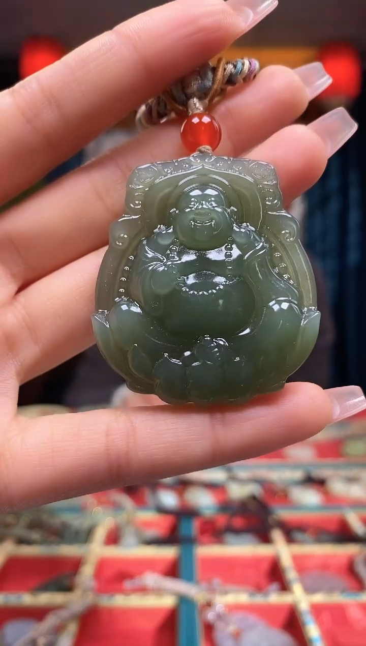 【闪购商品】和田玉颈饰未镶嵌佛牌